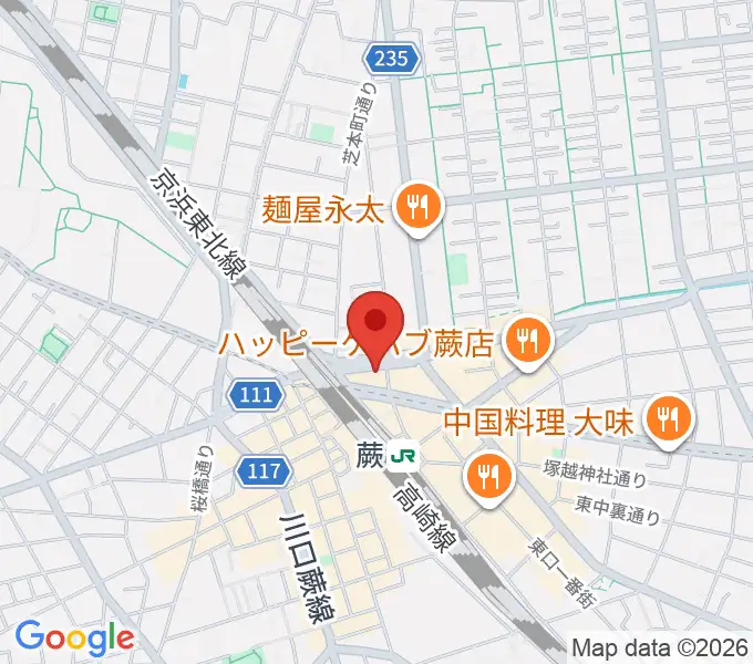 Rhythm Nekoの地図