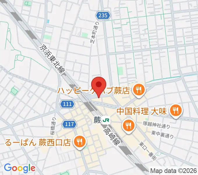 Rhythm Nekoの地図