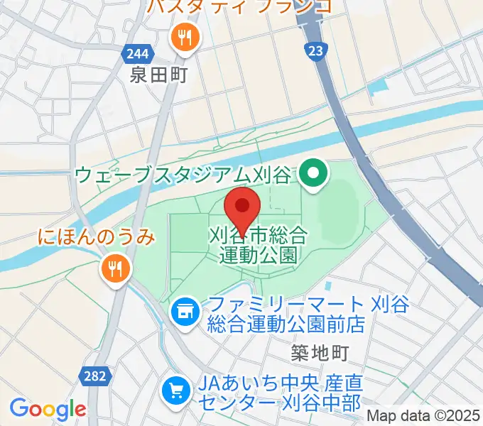 グリーングラウンド刈谷の地図