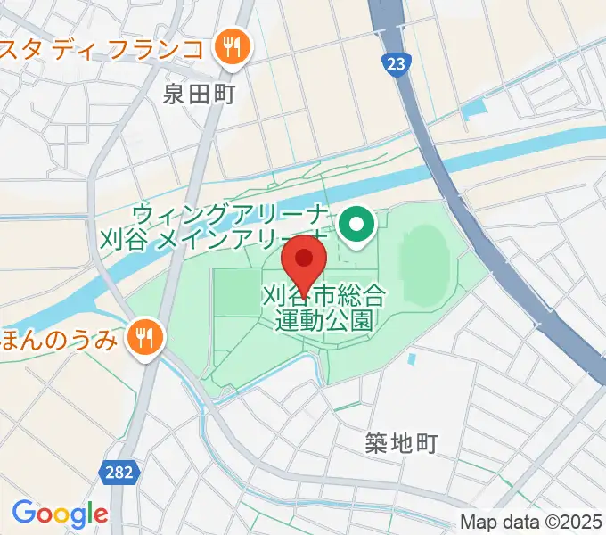 グリーングラウンド刈谷の地図