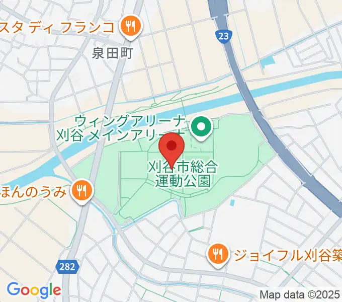 グリーングラウンド刈谷の地図