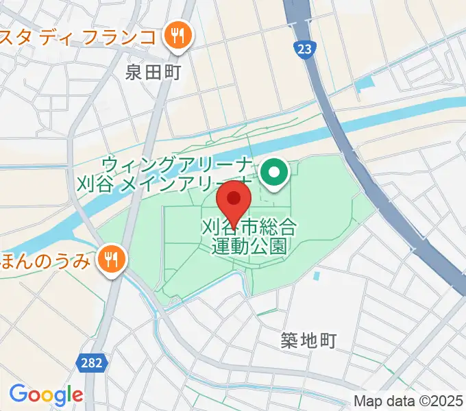 グリーングラウンド刈谷の地図