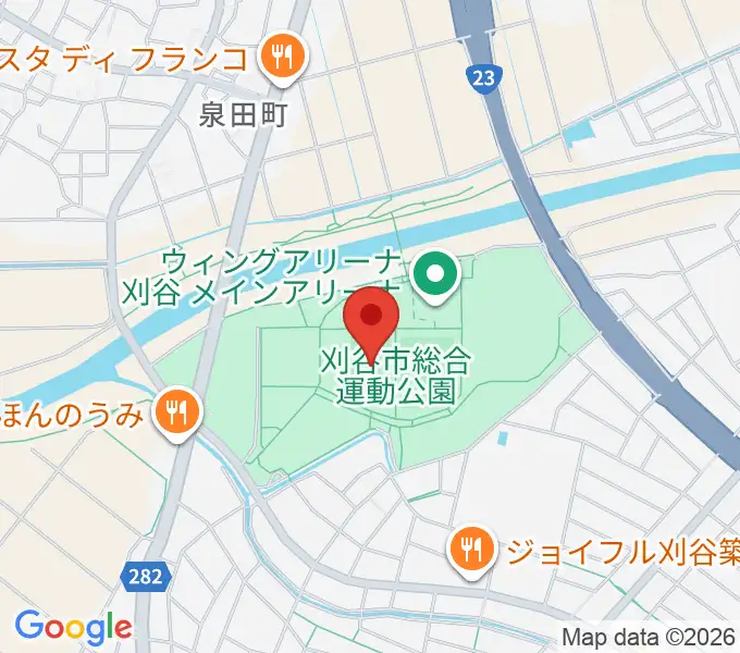 グリーングラウンド刈谷の地図