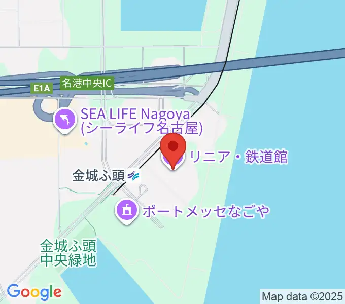 リニア・鉄道館の地図