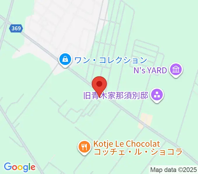 フードリエサッカーフィールド青木の地図