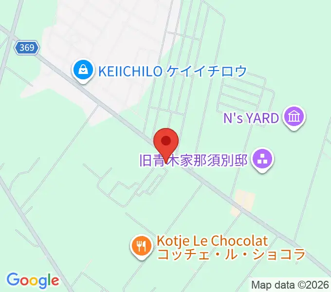フードリエサッカーフィールド青木の地図