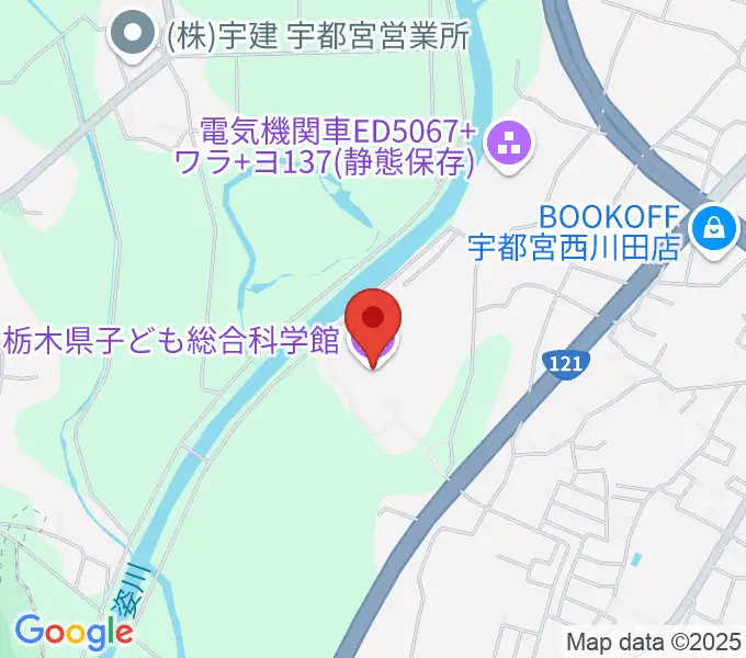 コジマ子どもサイエンスパークの地図