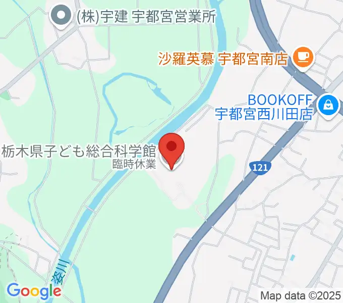 コジマ子どもサイエンスパークの地図