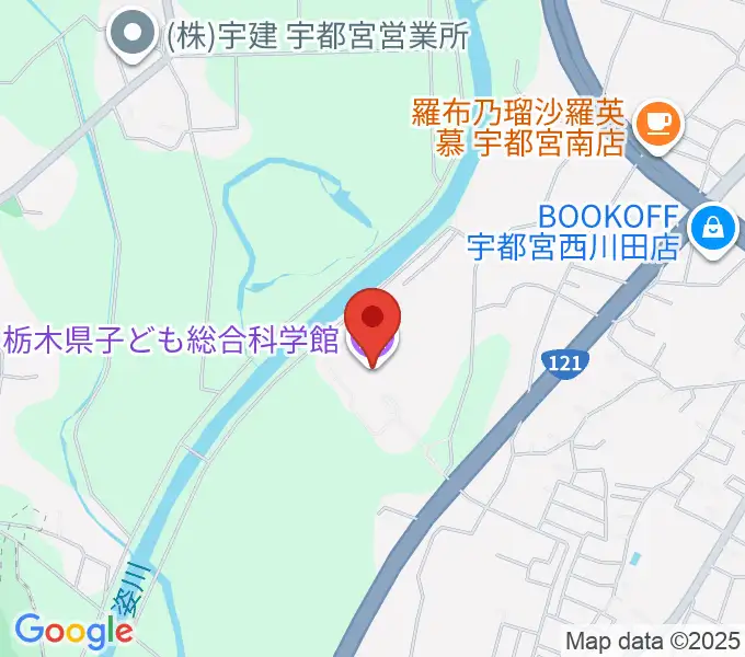 コジマ子どもサイエンスパークの地図