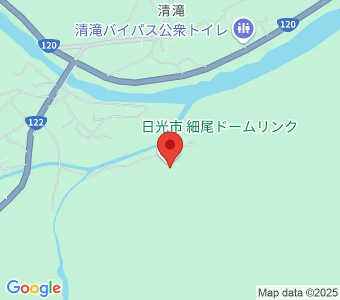 古河電工細尾ドームリンクの地図