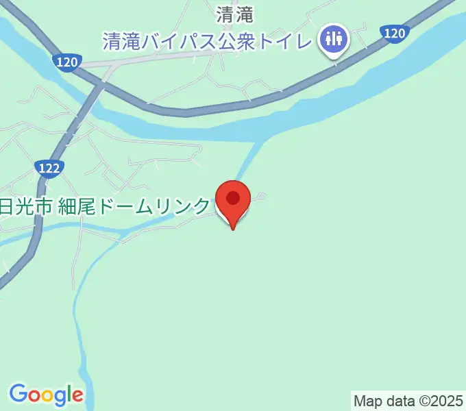 古河電工細尾ドームリンクの地図