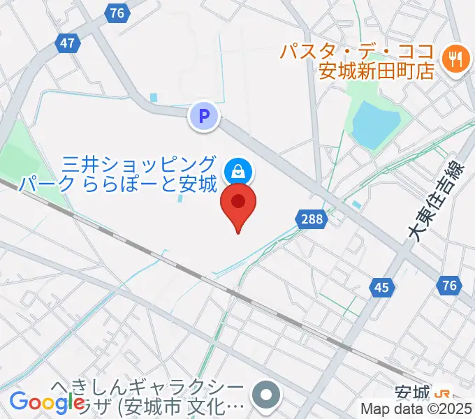 シネマワールドららぽーと安城の地図