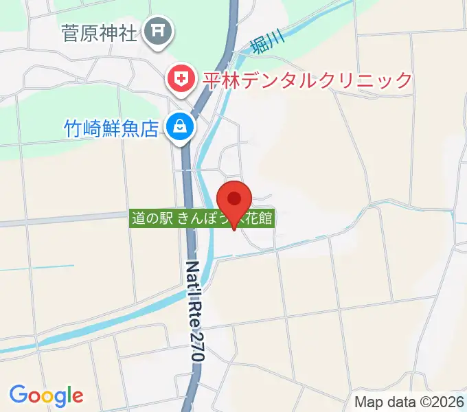 南さつま市歴史交流館金峰の地図