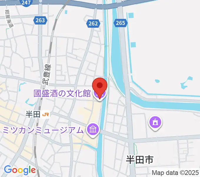 國盛 酒の文化館の地図