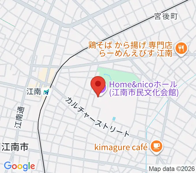 江南市歴史民俗資料館の地図