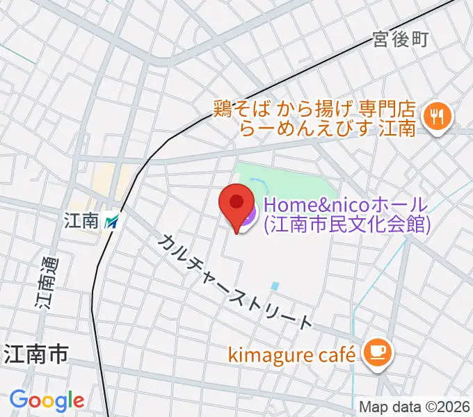 江南市歴史民俗資料館の地図