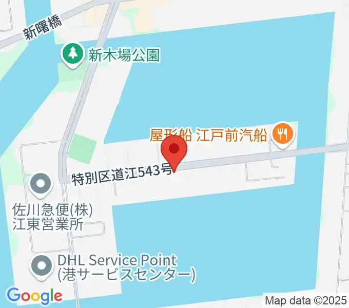 GARDEN 新木場 FACTORYの地図