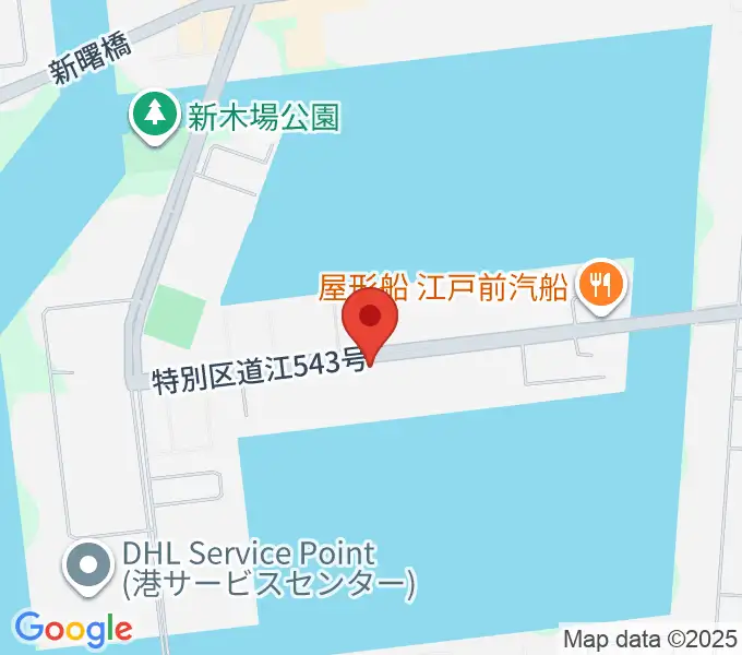 GARDEN 新木場 FACTORYの地図