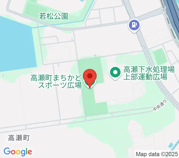 高瀬町まちかどスポーツ広場の地図