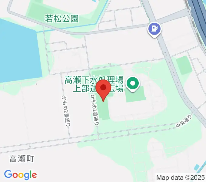 高瀬町まちかどスポーツ広場の地図