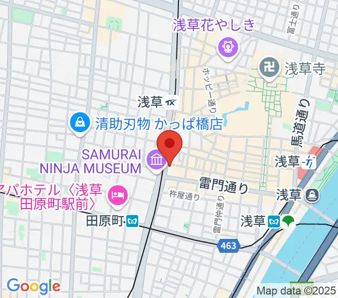 CREAM LIVE ASAKUSAの地図