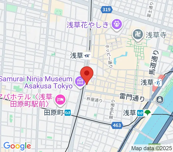 CREAM LIVE ASAKUSAの地図