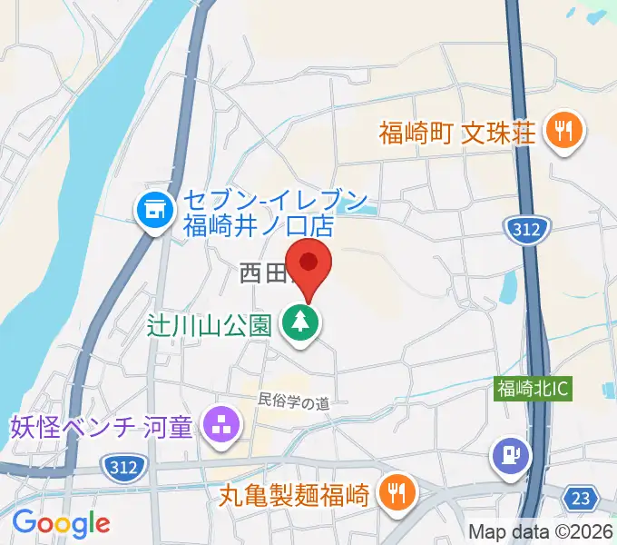 福崎町立柳田國男・松岡家記念館の地図