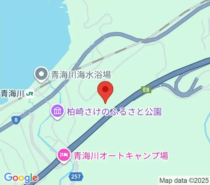 柏崎コレクションビレッジの地図
