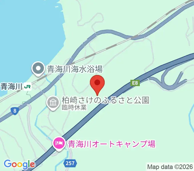 柏崎コレクションビレッジの地図