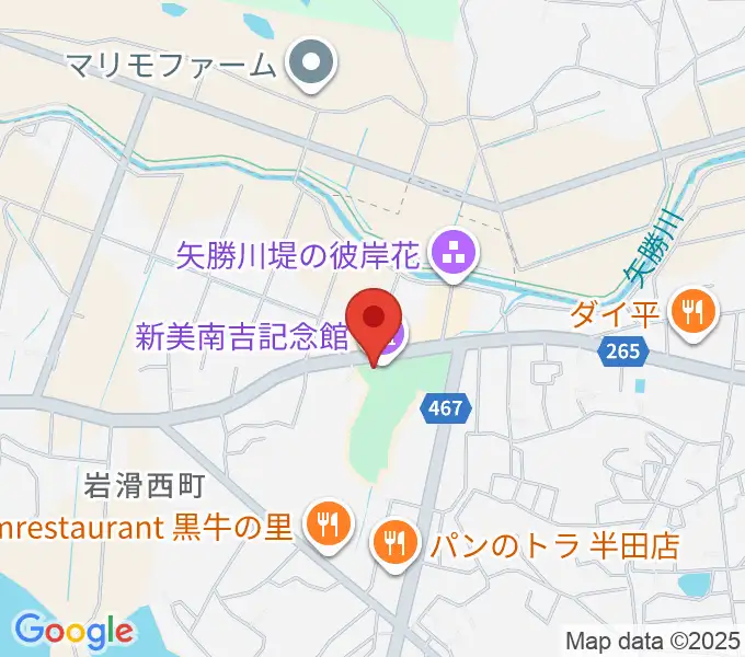 新美南吉記念館の地図
