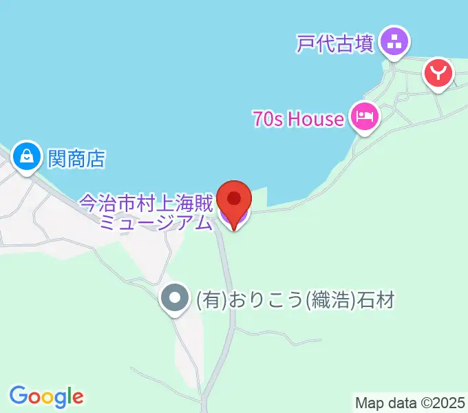 今治市村上海賊ミュージアムの地図