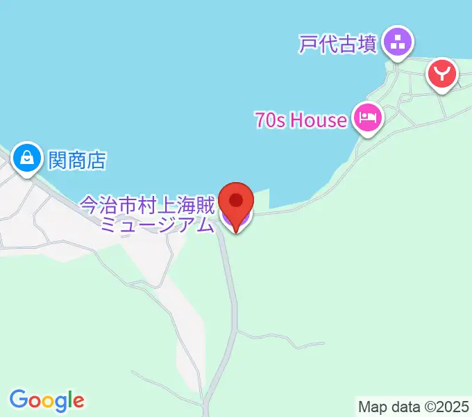 今治市村上海賊ミュージアムの地図