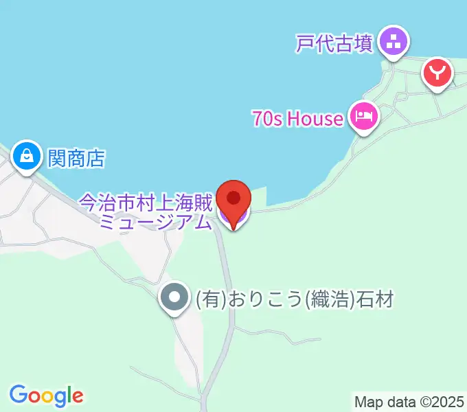 今治市村上海賊ミュージアムの地図