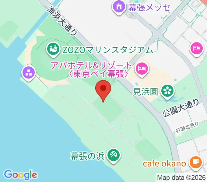 JFA夢フィールドC・Dピッチの地図