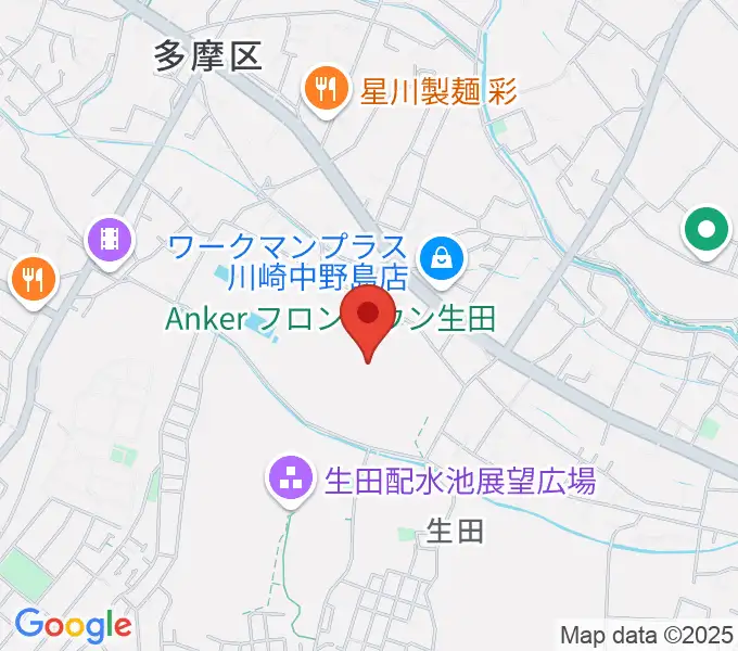 Soundcoreアリーナの地図