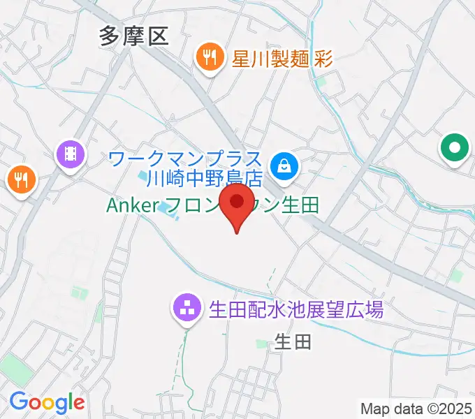Soundcoreアリーナの地図