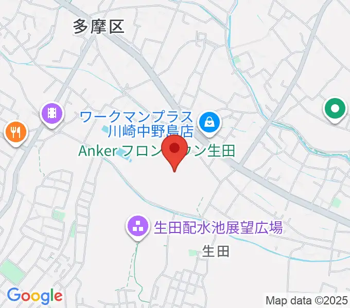 Soundcoreアリーナの地図