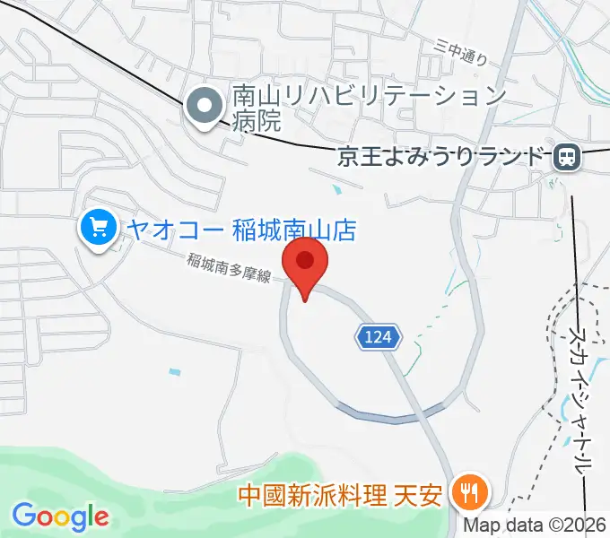 ジャイアンツタウンサブグラウンドの地図