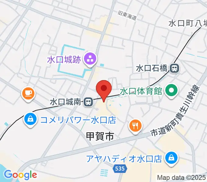 甲賀市水口歴史民俗資料館の地図