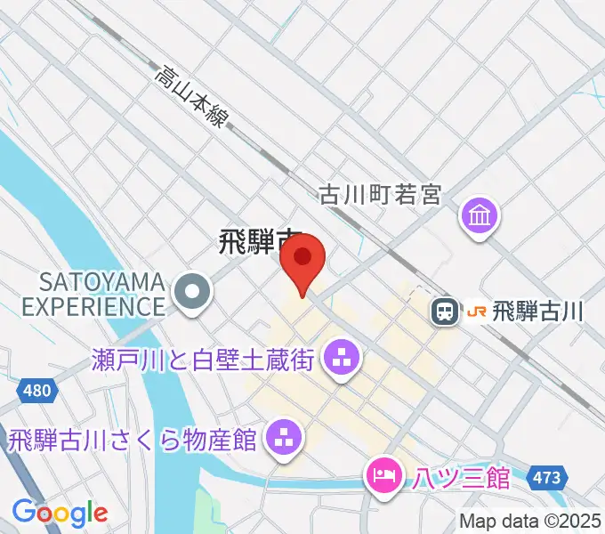 飛騨古川まつり会館の地図