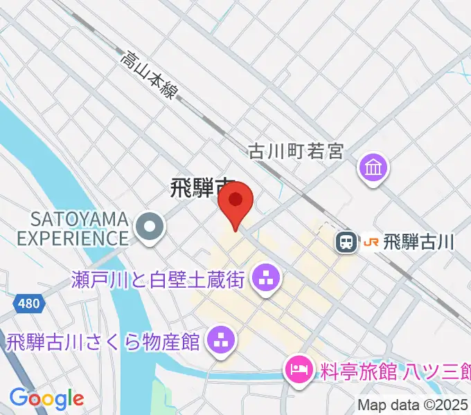 飛騨古川まつり会館の地図