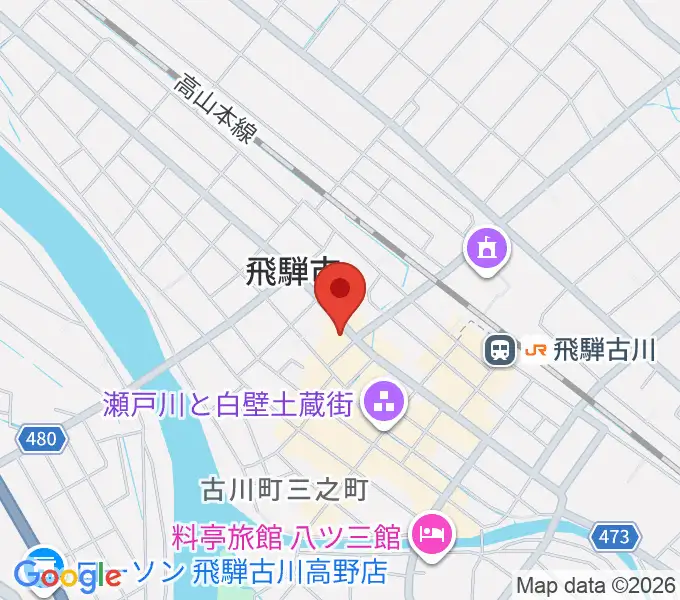 飛騨古川まつり会館の地図