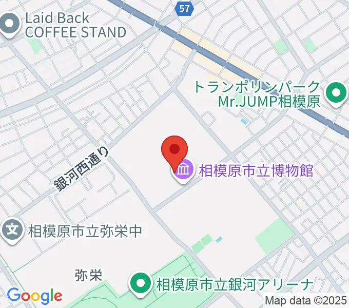 相模原市立博物館の地図