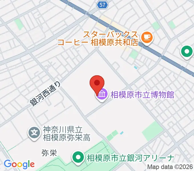 相模原市立博物館の地図
