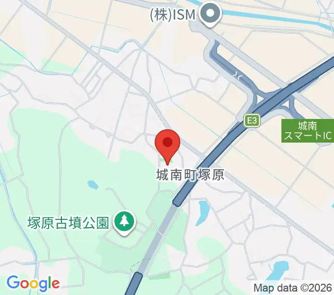 熊本市塚原歴史民俗資料館の地図