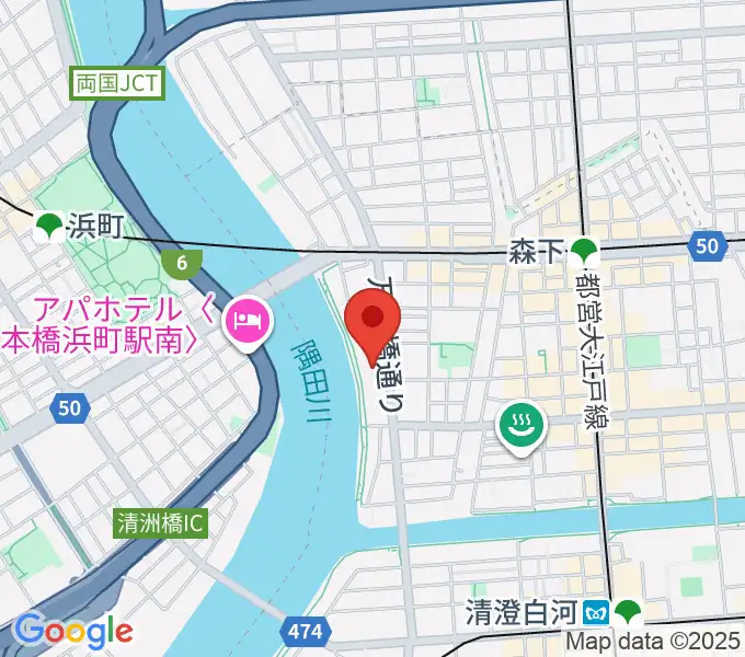 江東区芭蕉記念館の地図