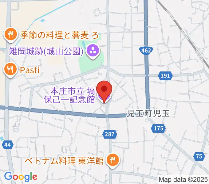 塙保己一記念館の地図
