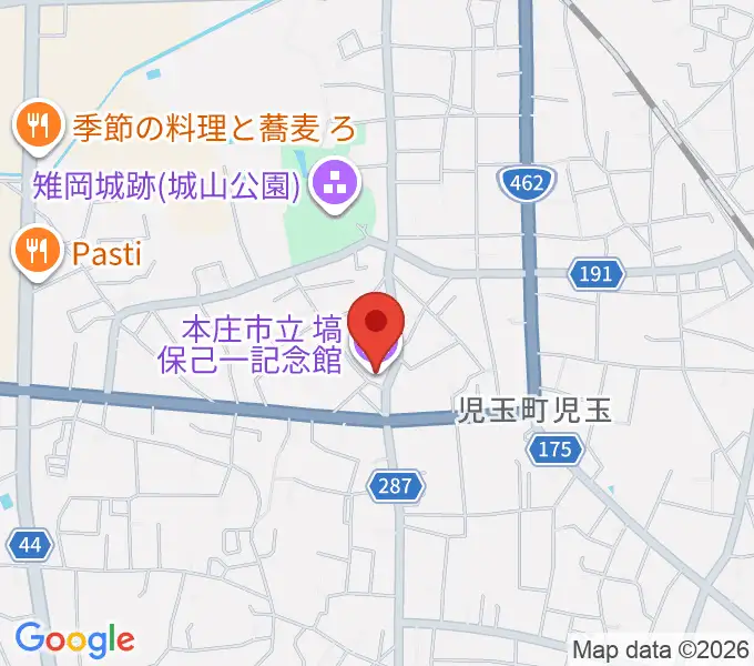塙保己一記念館の地図