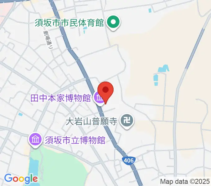 豪商の館 田中本家博物館の地図