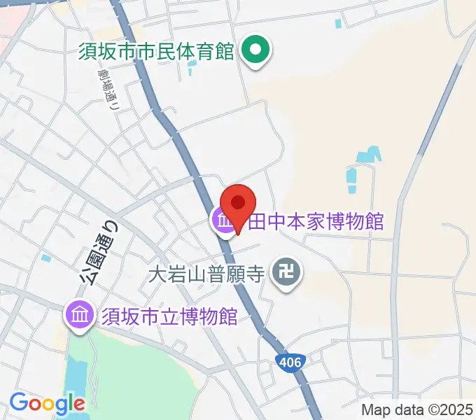 豪商の館 田中本家博物館の地図